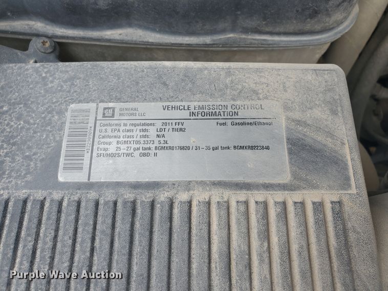 image for item IX9808 2011 Chevrolet Silverado 1500  Ext. Cab pickup truck