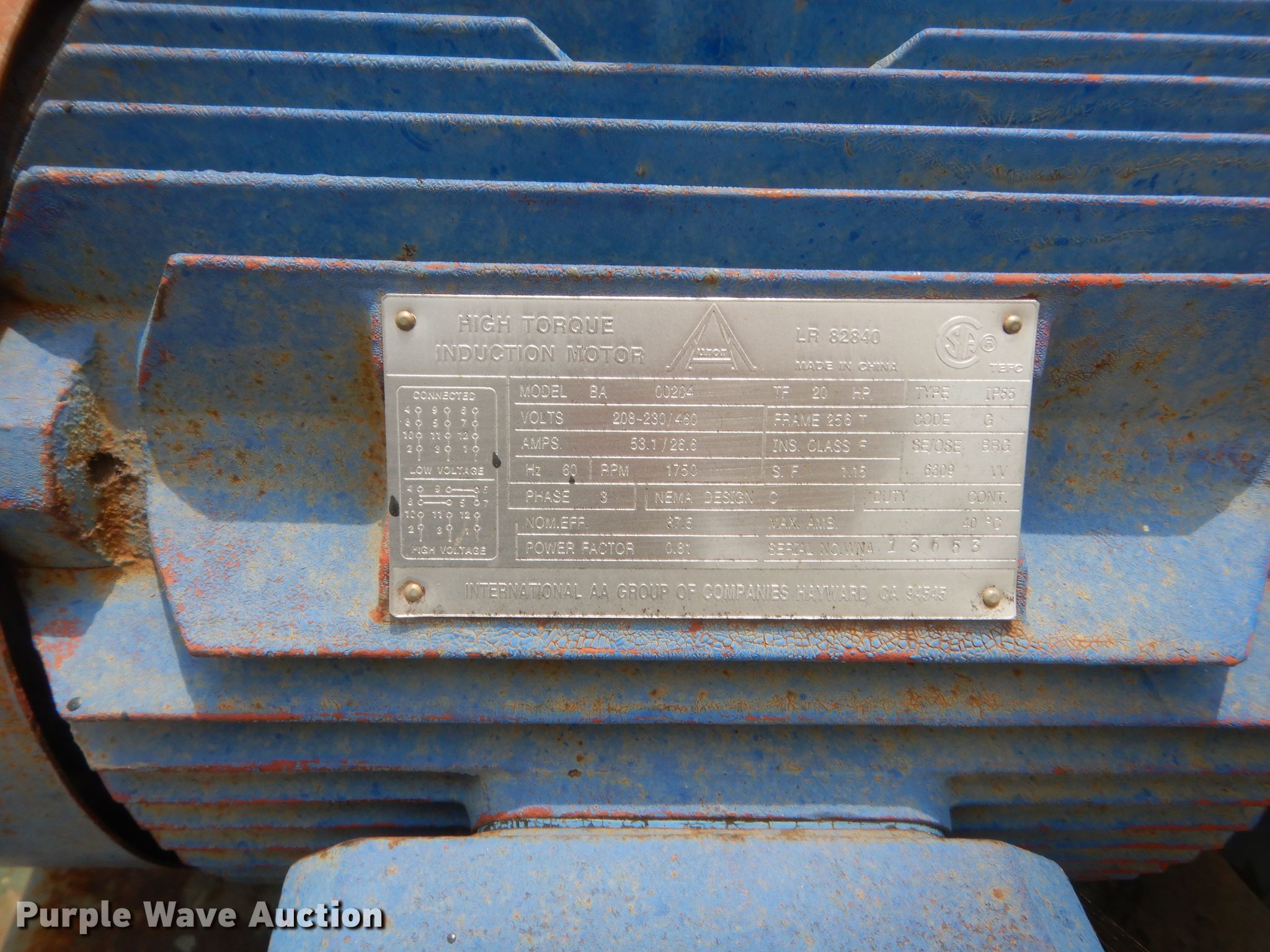 Air compressor in Tulsa, OK Item ET9109 sold Purple Wave