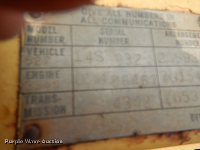 image for item DF2673 1979 Caterpillar 627B  conventional scraper