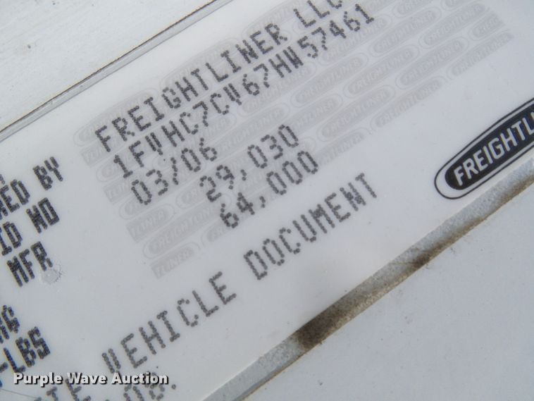 image for item DG2115 2007 Freightliner Business Class M2  roll off container truck