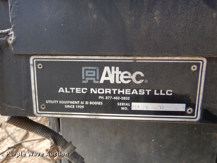 image for item DH5486 2014 Altec 250 flatbed