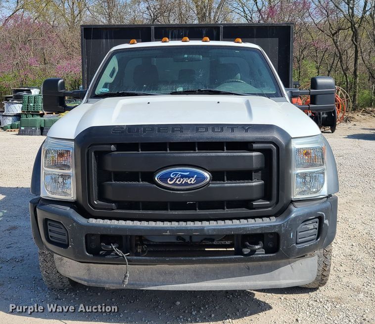 image for item DH5849 2012 Ford F550 Super Duty  flatbed truck