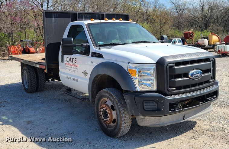 image for item DH5849 2012 Ford F550 Super Duty  flatbed truck