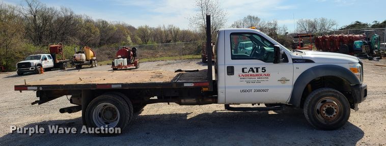 image for item DH5849 2012 Ford F550 Super Duty  flatbed truck
