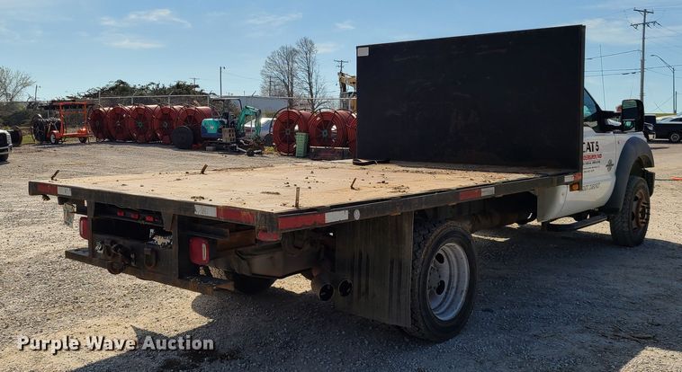 image for item DH5849 2012 Ford F550 Super Duty  flatbed truck