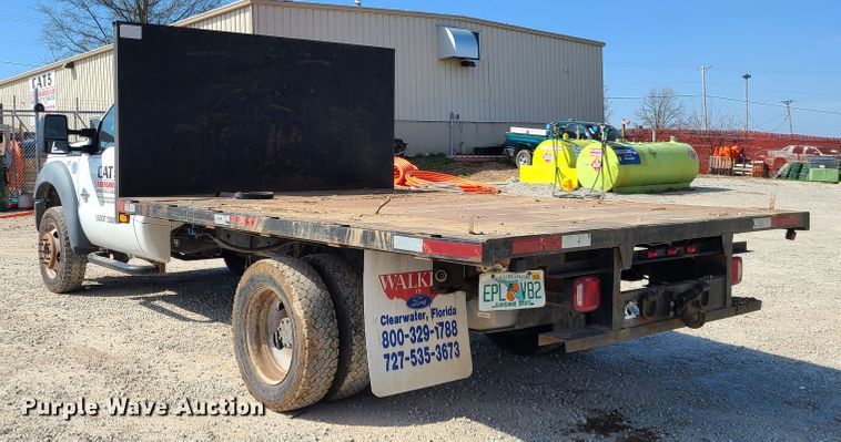 image for item DH5849 2012 Ford F550 Super Duty  flatbed truck