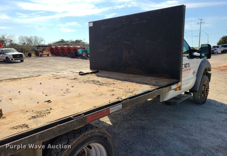 image for item DH5849 2012 Ford F550 Super Duty  flatbed truck