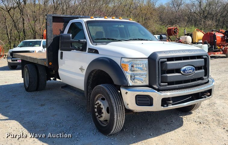 image for item DH5851 2012 Ford F550 Super Duty  flatbed truck