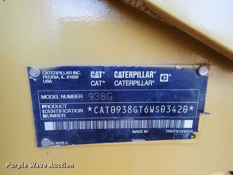 image for item DI7368 2002 Caterpillar 938G  wheel loader
