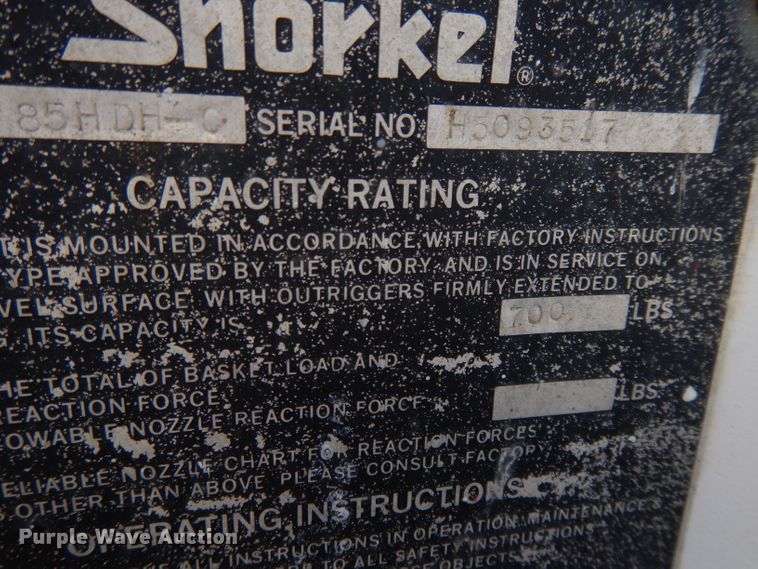 image for item DI8086 1985 Ford 9000  bucket truck