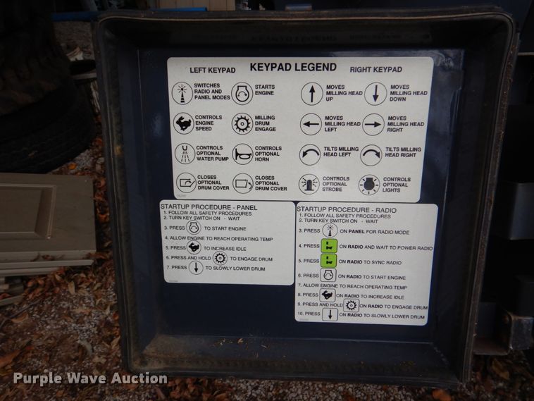 image for item DJ0285 2011 Roadhog RH4075  cold planer