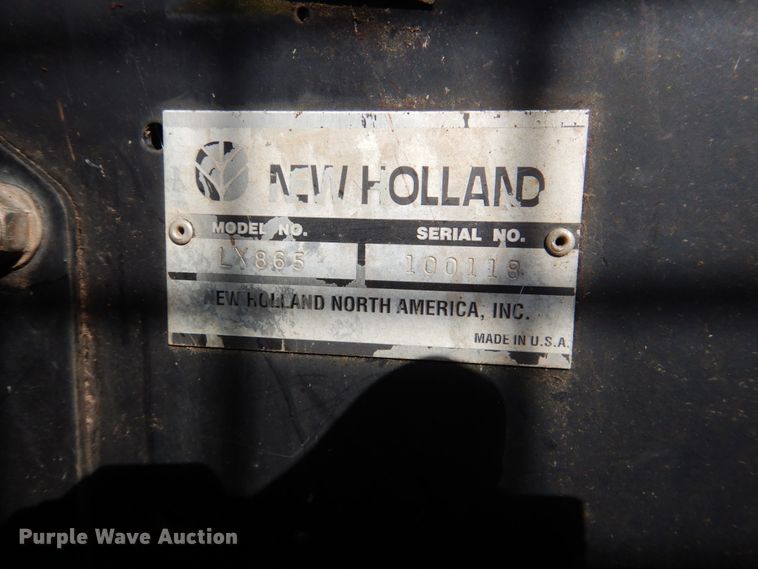 image for item DJ0286 1998 New Holland LX865  skid steer loader