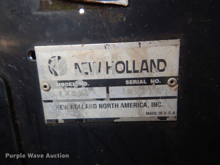 image for item DJ0286 1998 New Holland LX865  skid steer loader