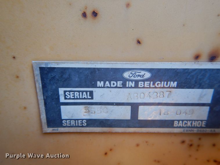 image for item DJ0293 Ford 555C  backhoe