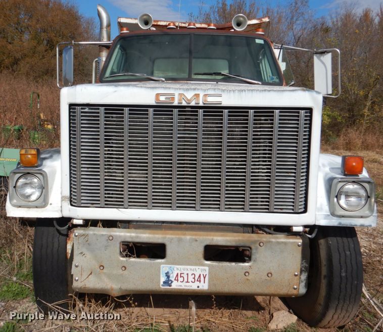 image for item DJ0294 1984 GMC Brigadier  dump truck