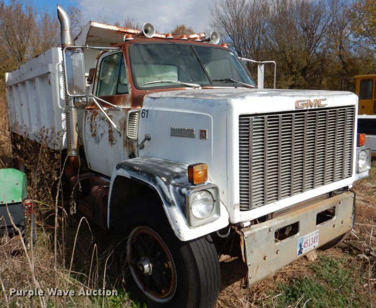 image for item DJ0294 1984 GMC Brigadier  dump truck