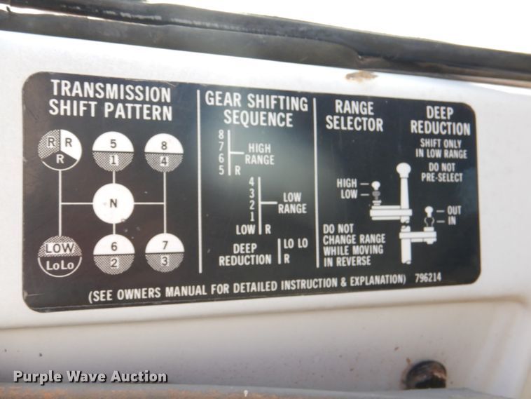 image for item DJ0294 1984 GMC Brigadier  dump truck