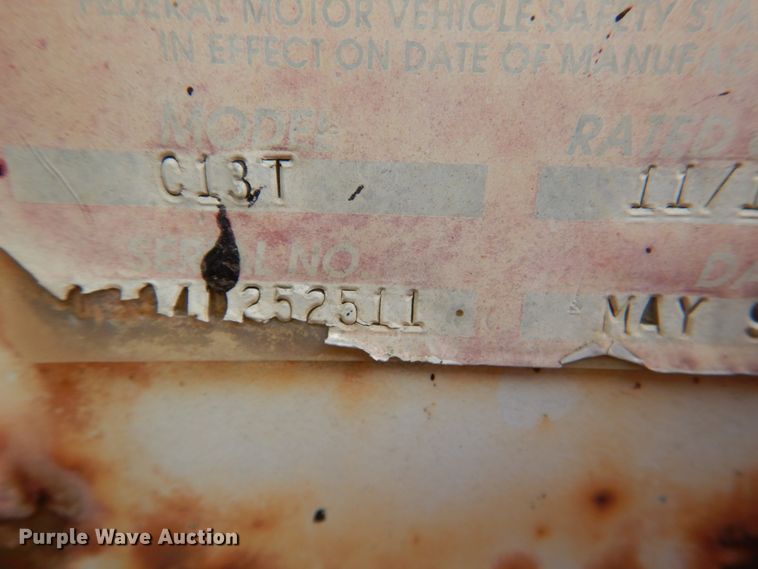 image for item DJ0294 1984 GMC Brigadier  dump truck