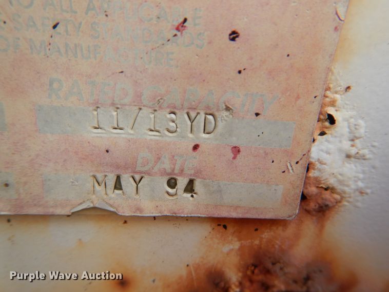 image for item DJ0294 1984 GMC Brigadier  dump truck