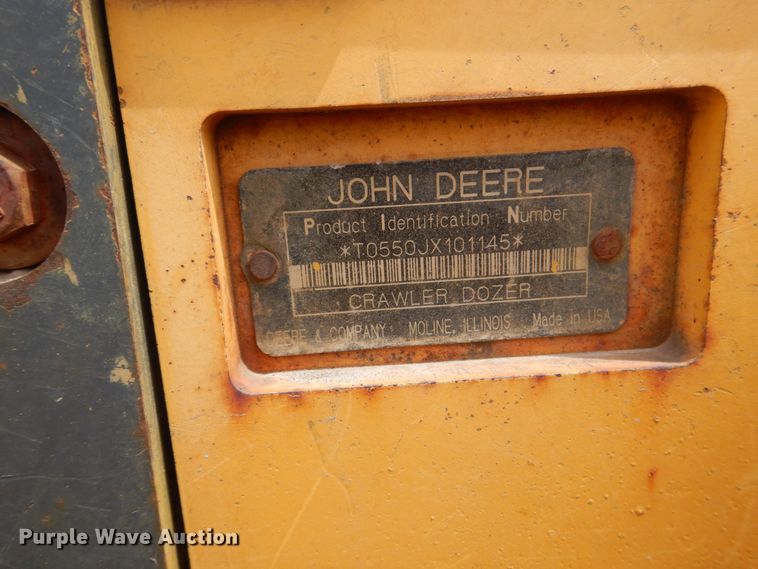 image for item DJ0438 2005 John Deere 550J LT  dozer