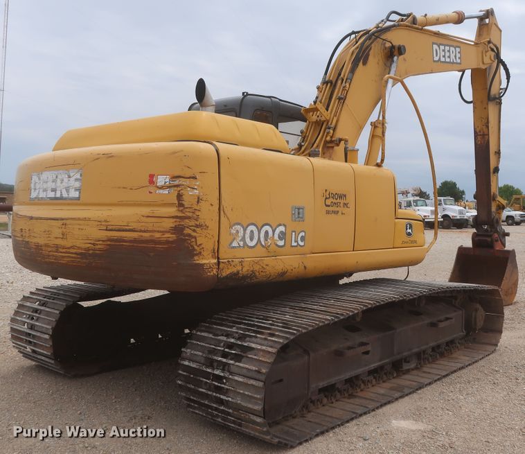 image for item DJ1896 2002 John Deere 200C LC  excavator