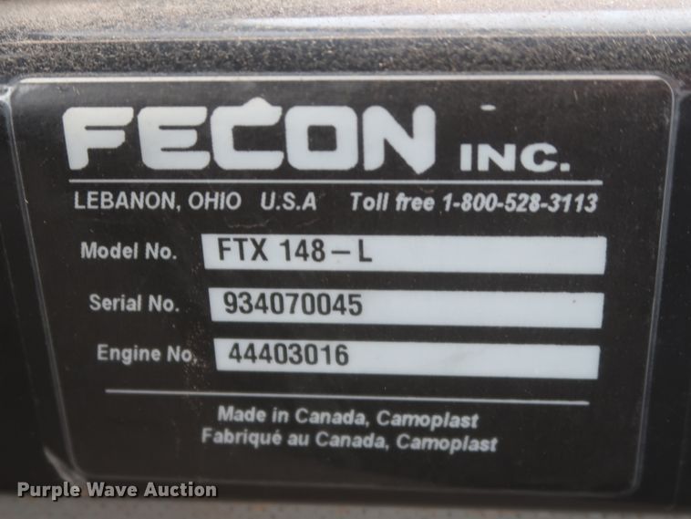 image for item DJ1902 2009 Fecon FTX148-L  mulcher