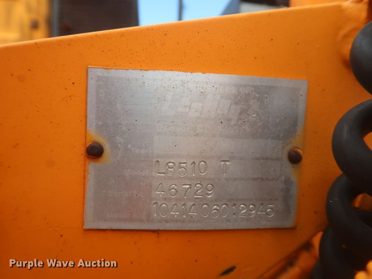 image for item DJ1903 2006 LeeBoy L8510T  paver