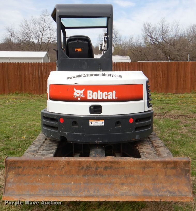 image for item DJ8723 2017 Bobcat E50  mini excavator