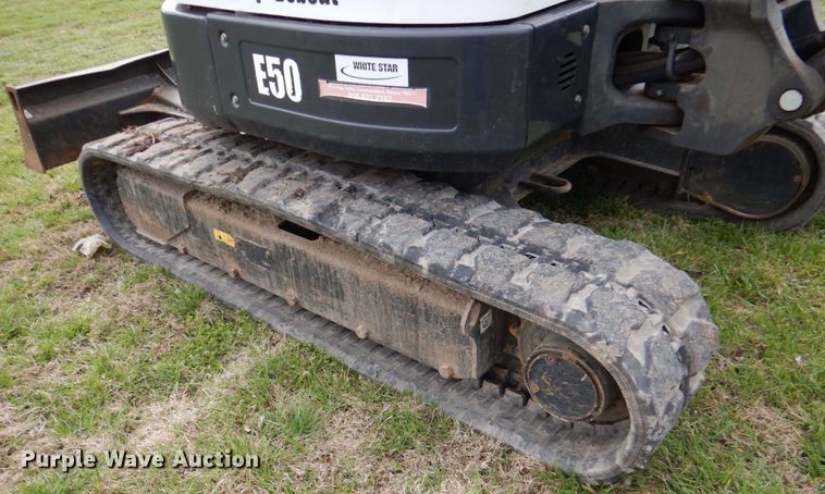 image for item DJ8723 2017 Bobcat E50  mini excavator