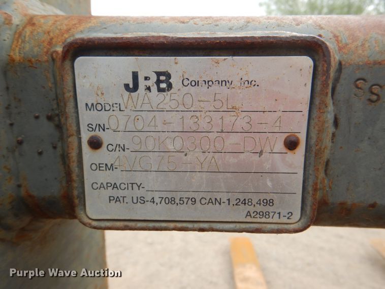 image for item DJ8737 2003 Komatsu WA250-5L  wheel loader