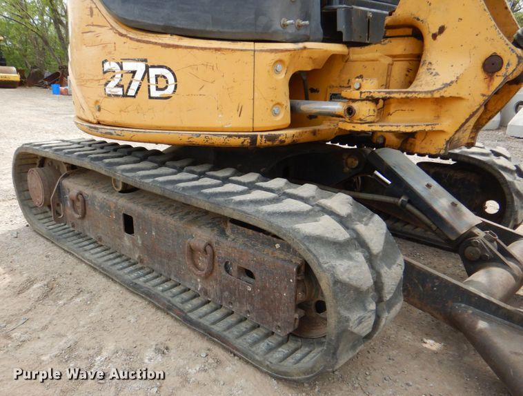 image for item DJ8741 2007 John Deere 27D  mini excavator