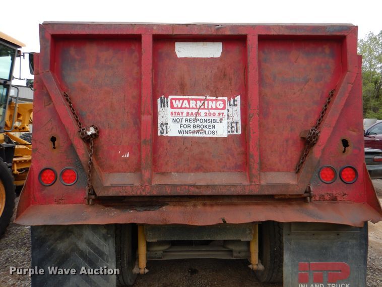 image for item DJ8747 1999 International 9200  dump truck