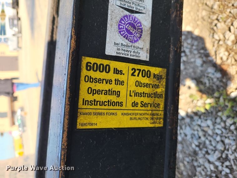 image for item DK4753 Kinshofer KM 461 drywall crane forks