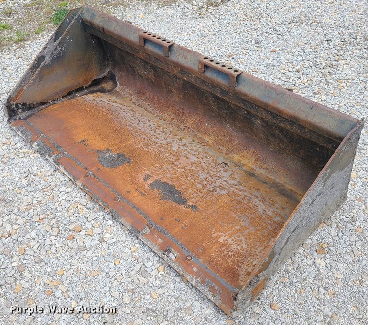 image for item DK4782 74"W skid steer bucket