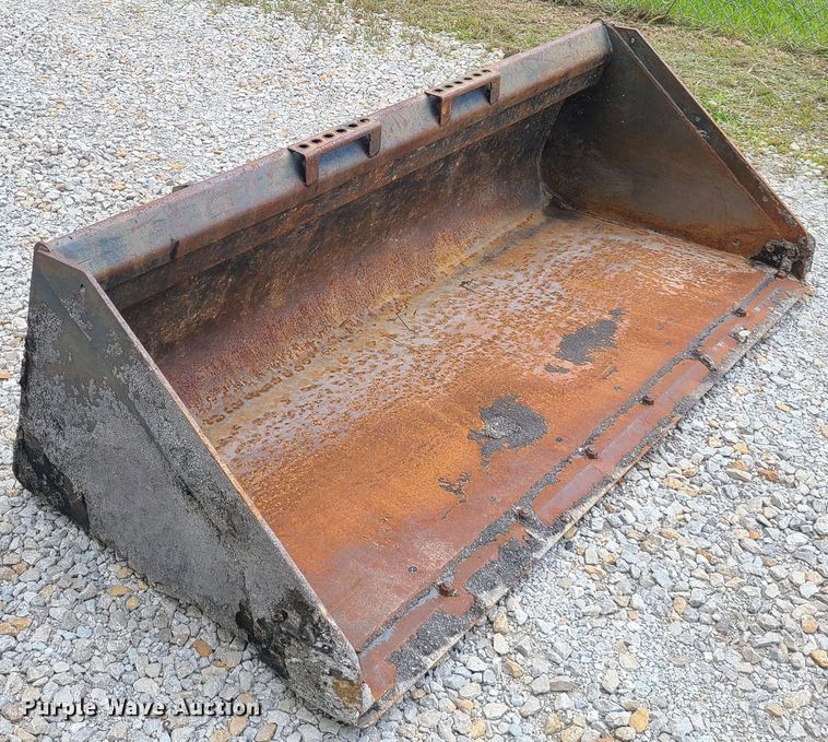 image for item DK4782 74"W skid steer bucket