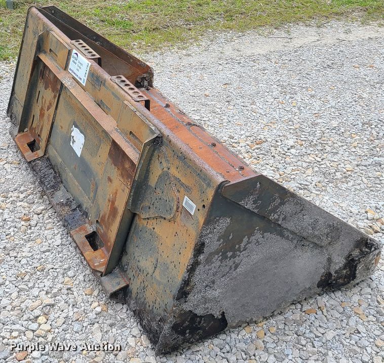 image for item DK4782 74"W skid steer bucket