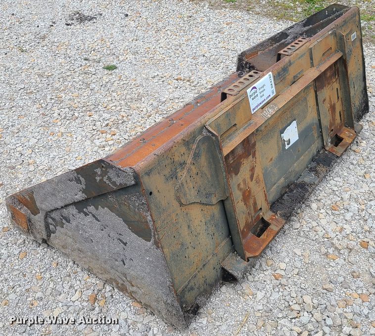 image for item DK4782 74"W skid steer bucket
