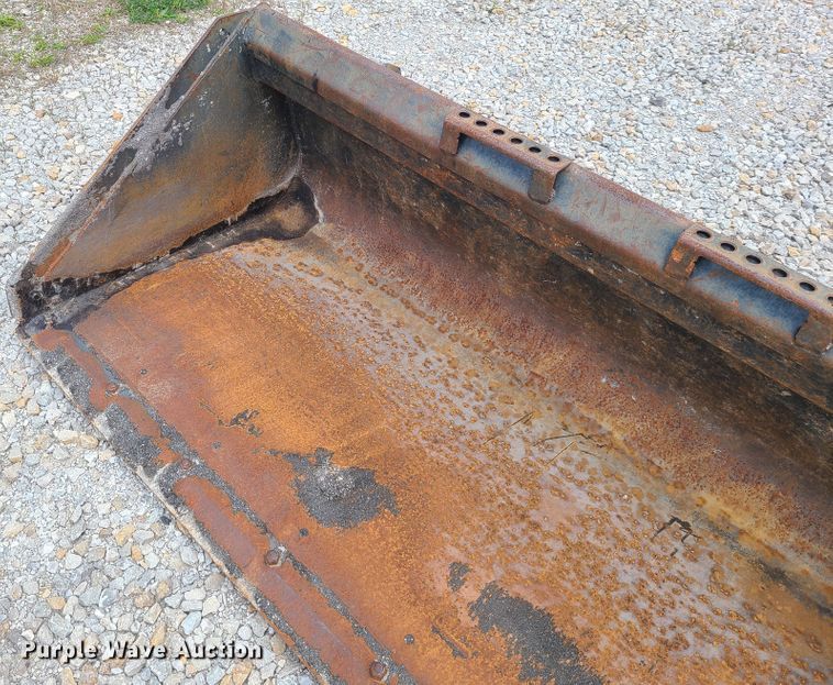 image for item DK4782 74"W skid steer bucket