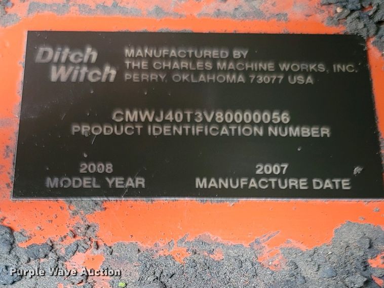 image for item DK5585 Ditch Witch JT4020 Mach 1  directional boring unit