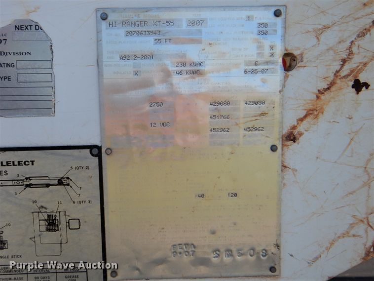 image for item DK5603 2008 International 4300  forestry bucket truck