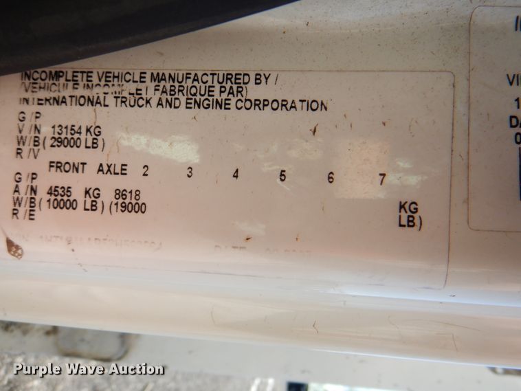 image for item DK5603 2008 International 4300  forestry bucket truck