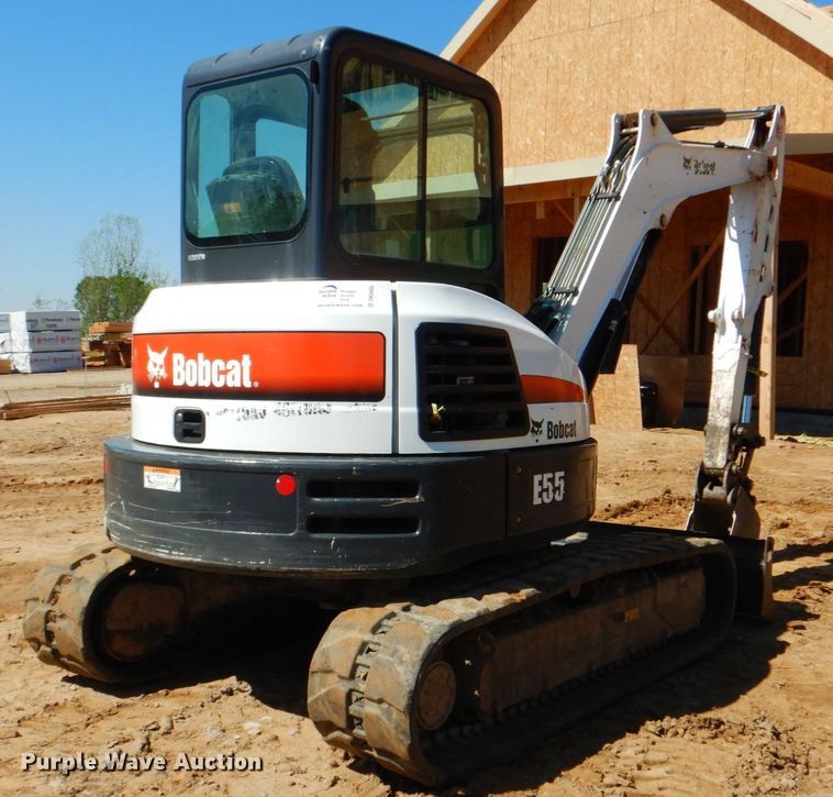 image for item DK5605 2017 Bobcat E55  mini excavator