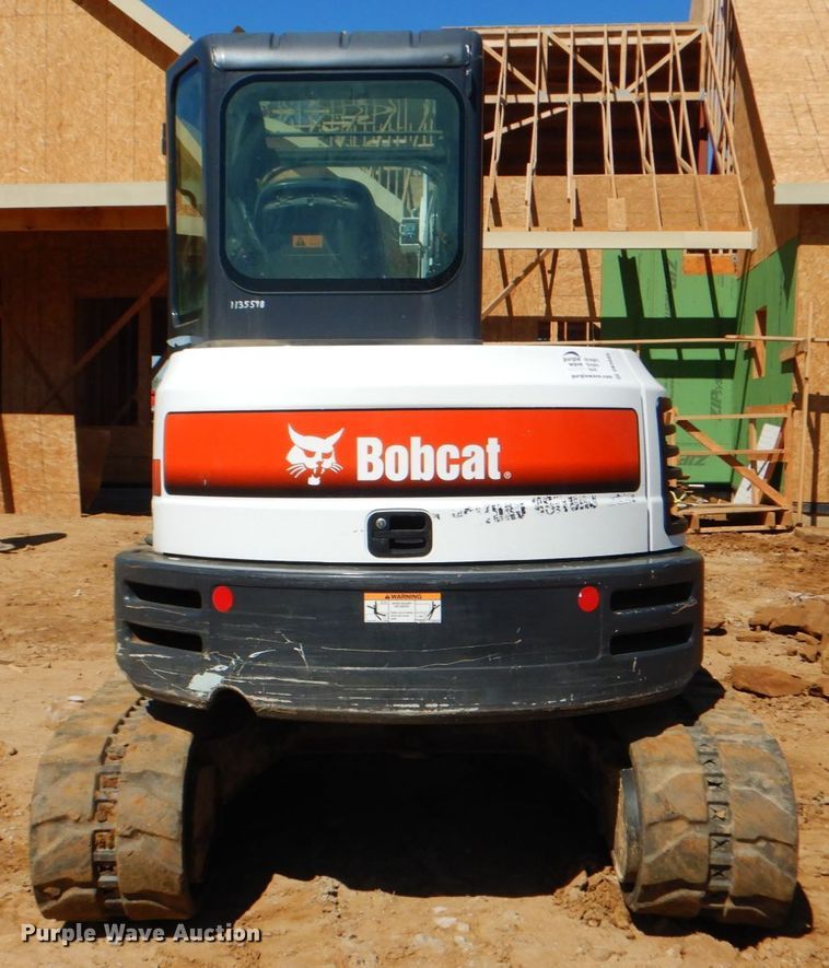 image for item DK5605 2017 Bobcat E55  mini excavator
