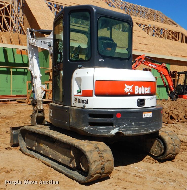 image for item DK5605 2017 Bobcat E55  mini excavator