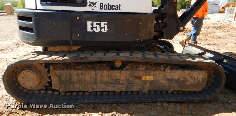 image for item DK5605 2017 Bobcat E55  mini excavator