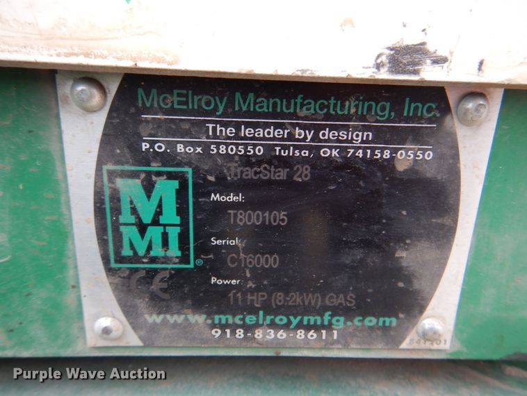 image for item DK5636 McElroy TracStar 28 fusion machine