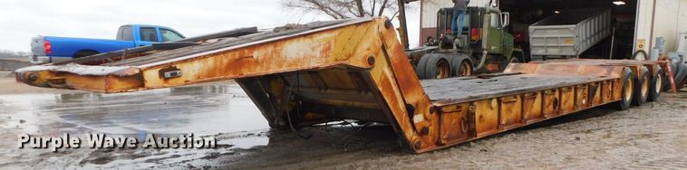image for item DK8501 1979 Load King  lowboy equipment trailer