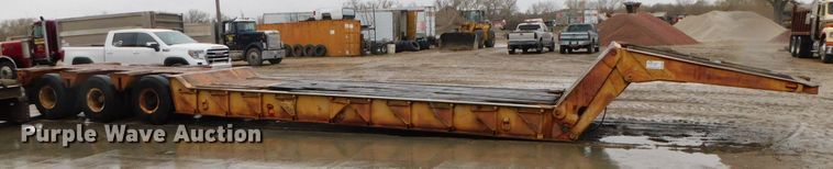 image for item DK8501 1979 Load King  lowboy equipment trailer