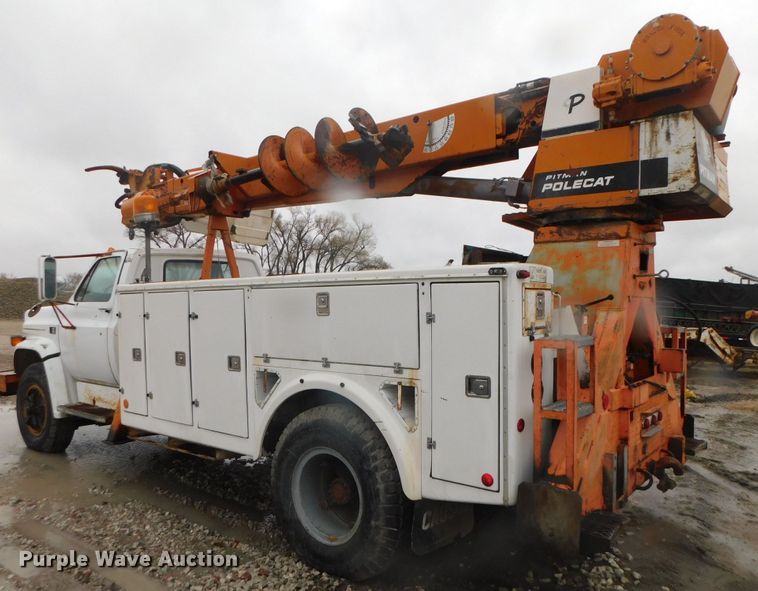 image for item DK8503 1981 Chevrolet C6500  digger derrick truck