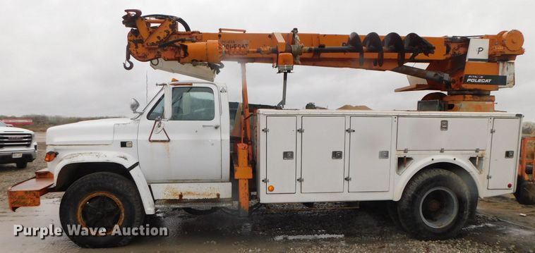 image for item DK8503 1981 Chevrolet C6500  digger derrick truck